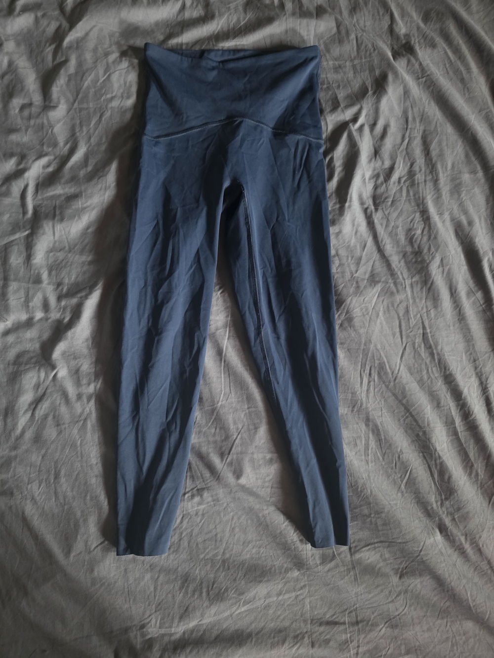 SPANX Slate Blue High-Waist Leggings